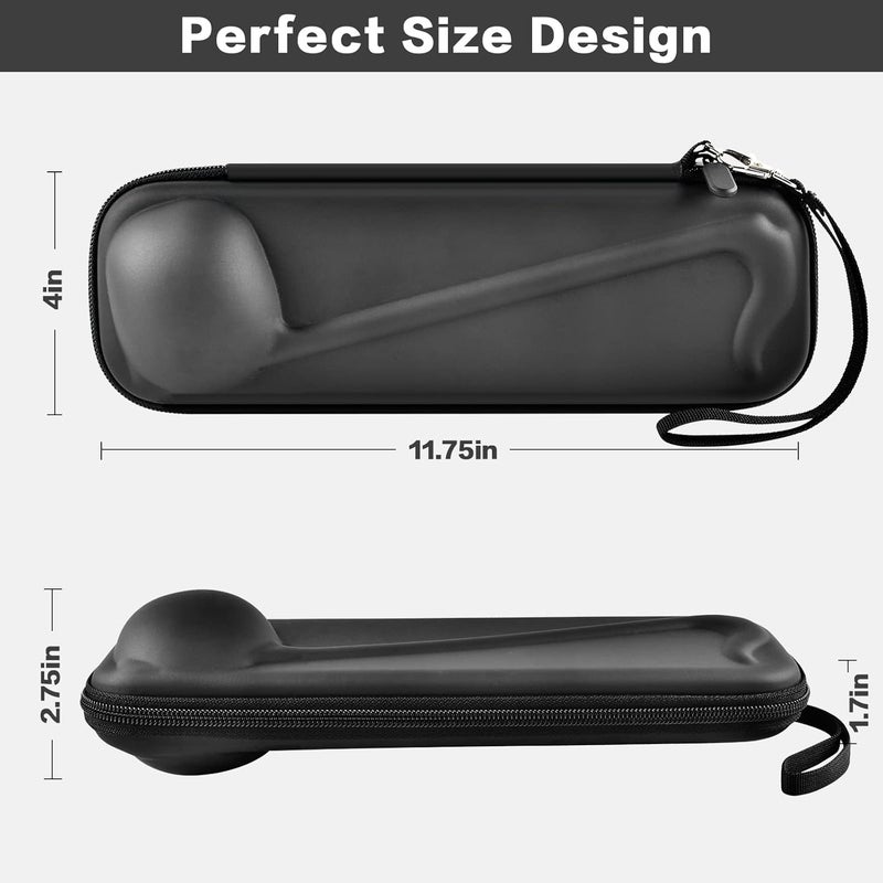 casmilee Case Compatible with Otamatone [English Edition] Japanese Electronic Musical Instrument Portable Synthesizer, Instrumental Music Toy Storage Holder for Otamatone Regular Size (Box Only) (Black) - Image 3